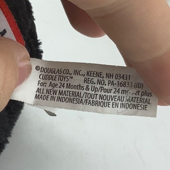 Douglas Cuddle Toys Black Lab Labrador Retriever Puppy Dog Plush Animal 5.5" - Picture 5 of 9